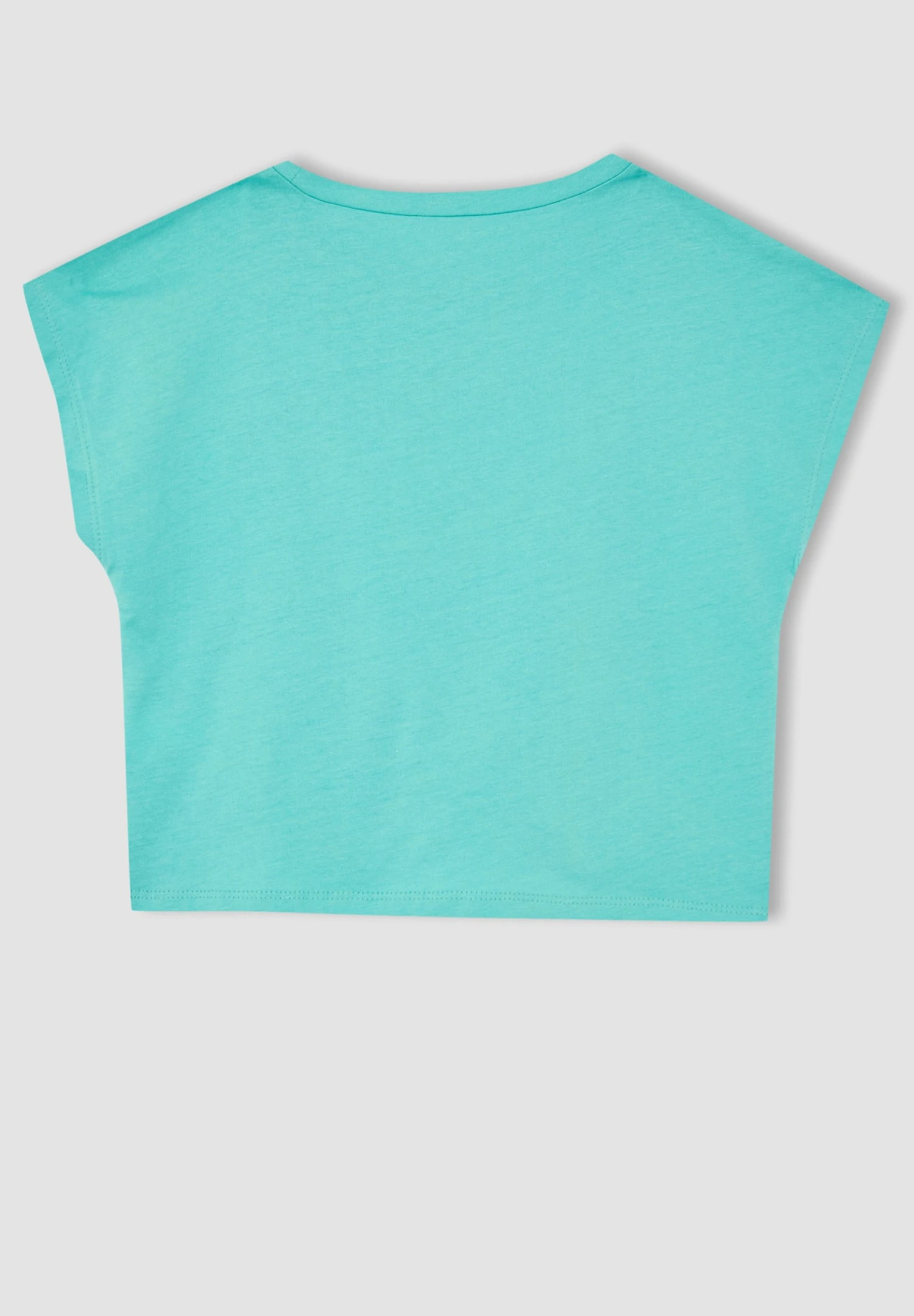 DeFacto Regular Fit - T-Shirt Print - Turquoise 4 DeFacto Regular Fit - T-Shirt Print - Turquoise - Afbeelding 2