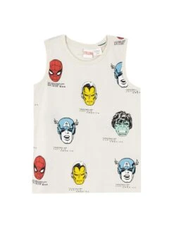 DeFacto Marvel Comics Regular Fit - Top - Beige