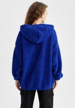 DeFacto Fleece Trui - Blue -DeFacto 903e8c2eb478413d8dc5fd38cb3306b4