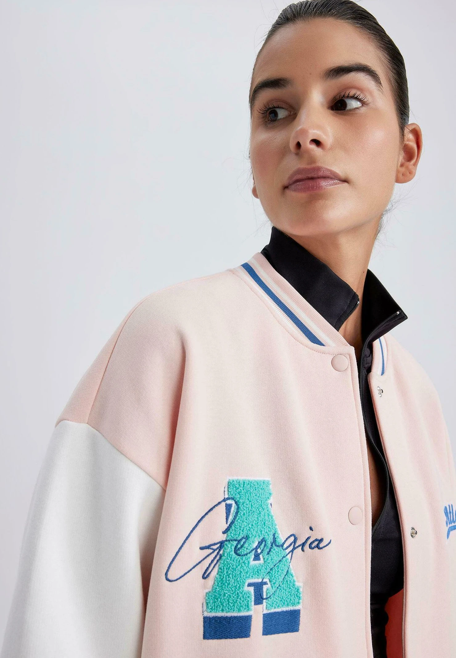 DeFacto Nba - Bomberjacks - Pink 6 DeFacto Nba - Bomberjacks - Pink - Afbeelding 4