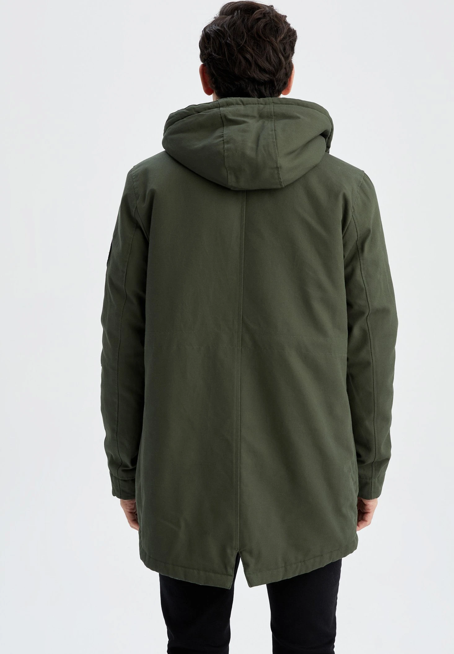 DeFacto Slim Fit- Winterjas - Khaki 5 DeFacto Slim Fit- Winterjas - Khaki - Afbeelding 3