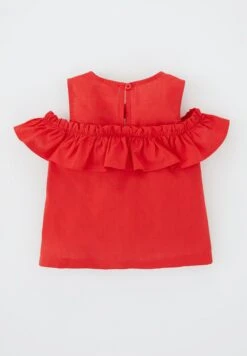 DeFacto Regular Fit- Blouse - Red -DeFacto 90f5afd4c93e404ba31c7a62a9318f2b