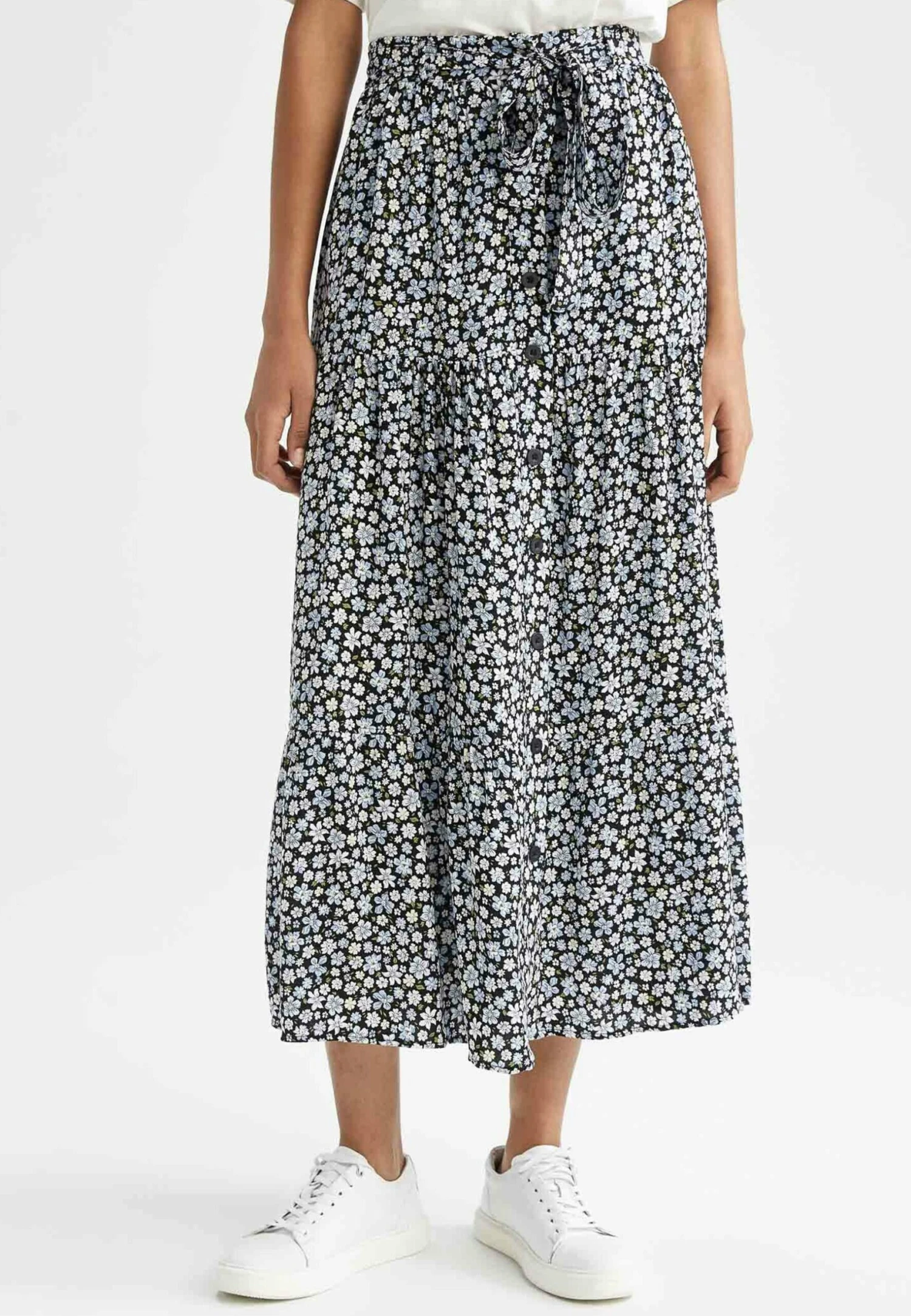 DeFacto Regular Fit- Plooirok - Black 3 DeFacto Regular Fit- Plooirok - Black