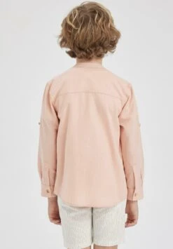 DeFacto Regular Fit - Overhemd - Orange -DeFacto 91156439db6a41e59e23eae1dee44409