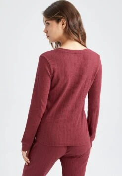 DeFacto Regular Fit - Pyjamashirt - Bordeaux 7 DeFacto Regular Fit - Pyjamashirt - Bordeaux -DeFacto 916655cb9d9c43db903b1446607833e5