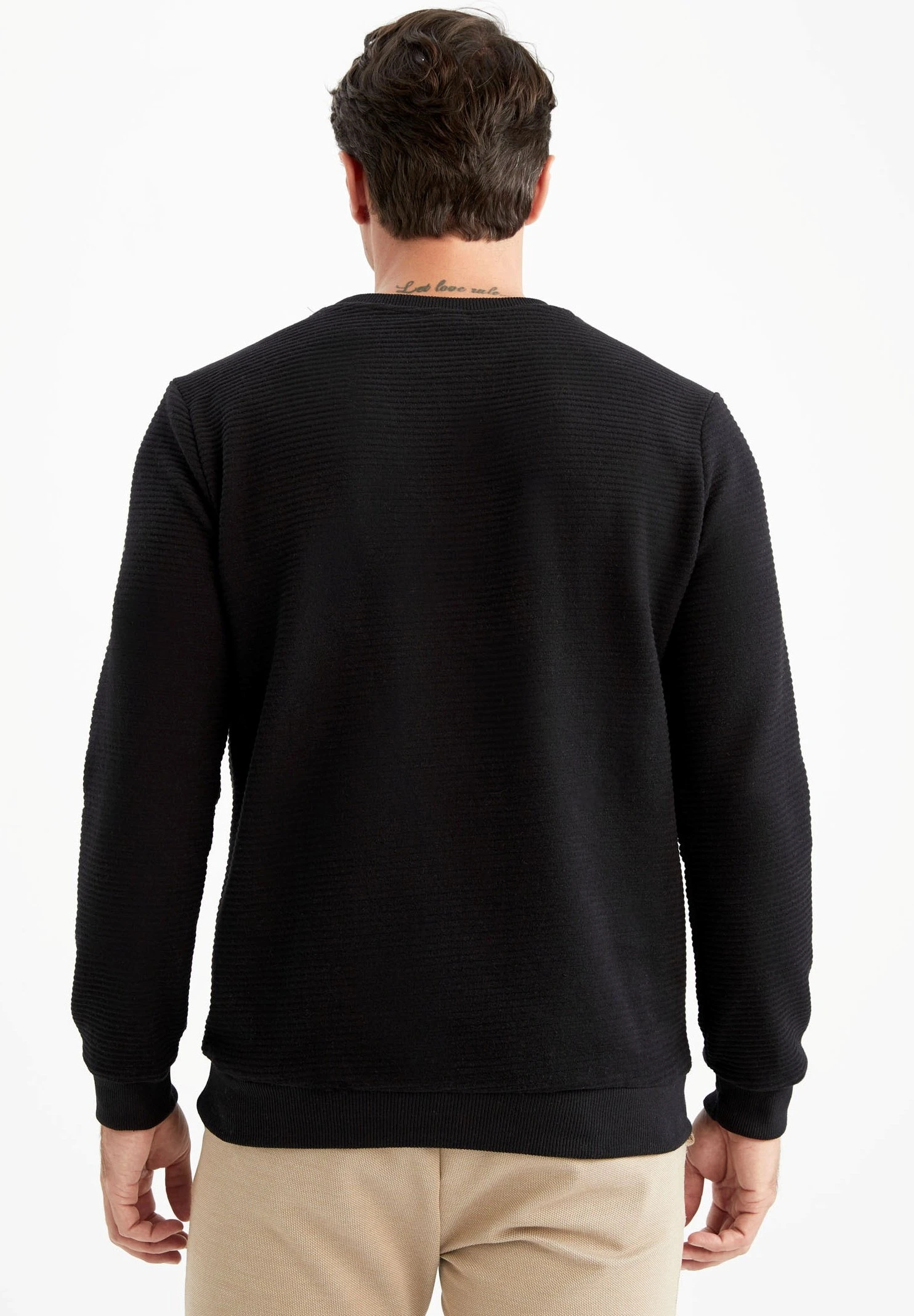 DeFacto Sweater - Black 5 DeFacto Sweater - Black - Afbeelding 3