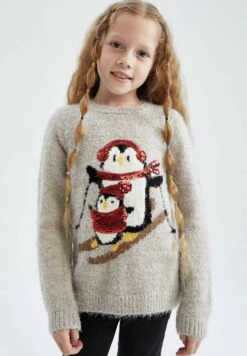 DeFacto Regular Fit - Trui - Grey