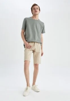 DeFacto Regular Fit- Jeansshort - Beige 6 DeFacto Regular Fit- Jeansshort - Beige -DeFacto 9273b9559e0d486b9bed08acd7aad3ae