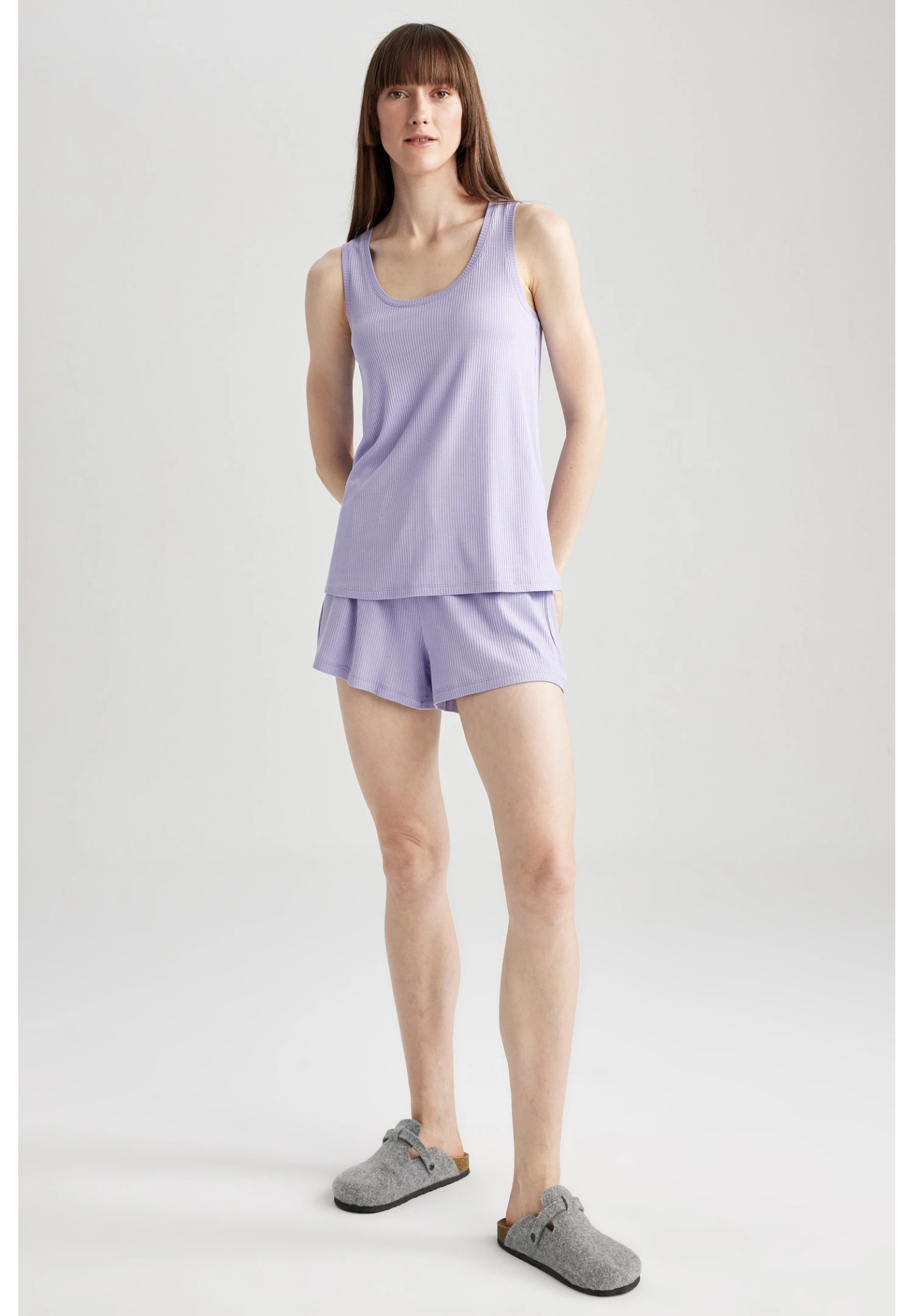 DeFacto Set Regular Fit - Pyjama - Purple 4 DeFacto Set Regular Fit - Pyjama - Purple - Afbeelding 2