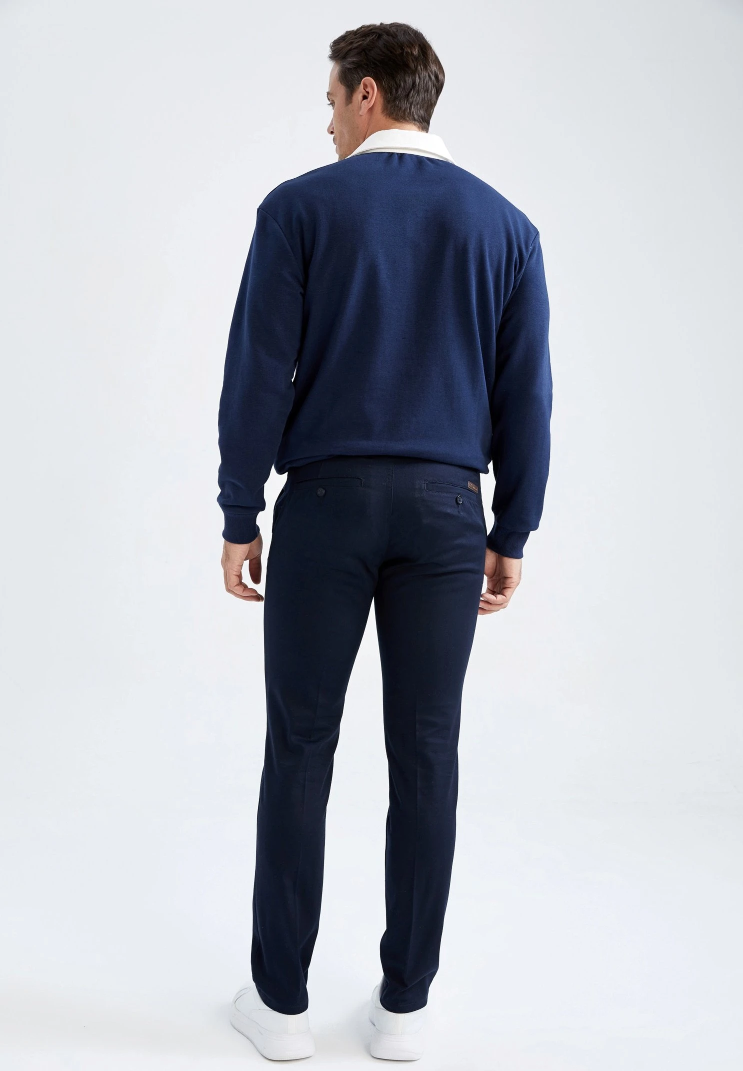 DeFacto Slim Fit- Chino - Indigo 5 DeFacto Slim Fit- Chino - Indigo - Afbeelding 3