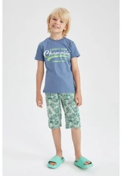 DeFacto Regular FitSet - Shorts - Turquoise