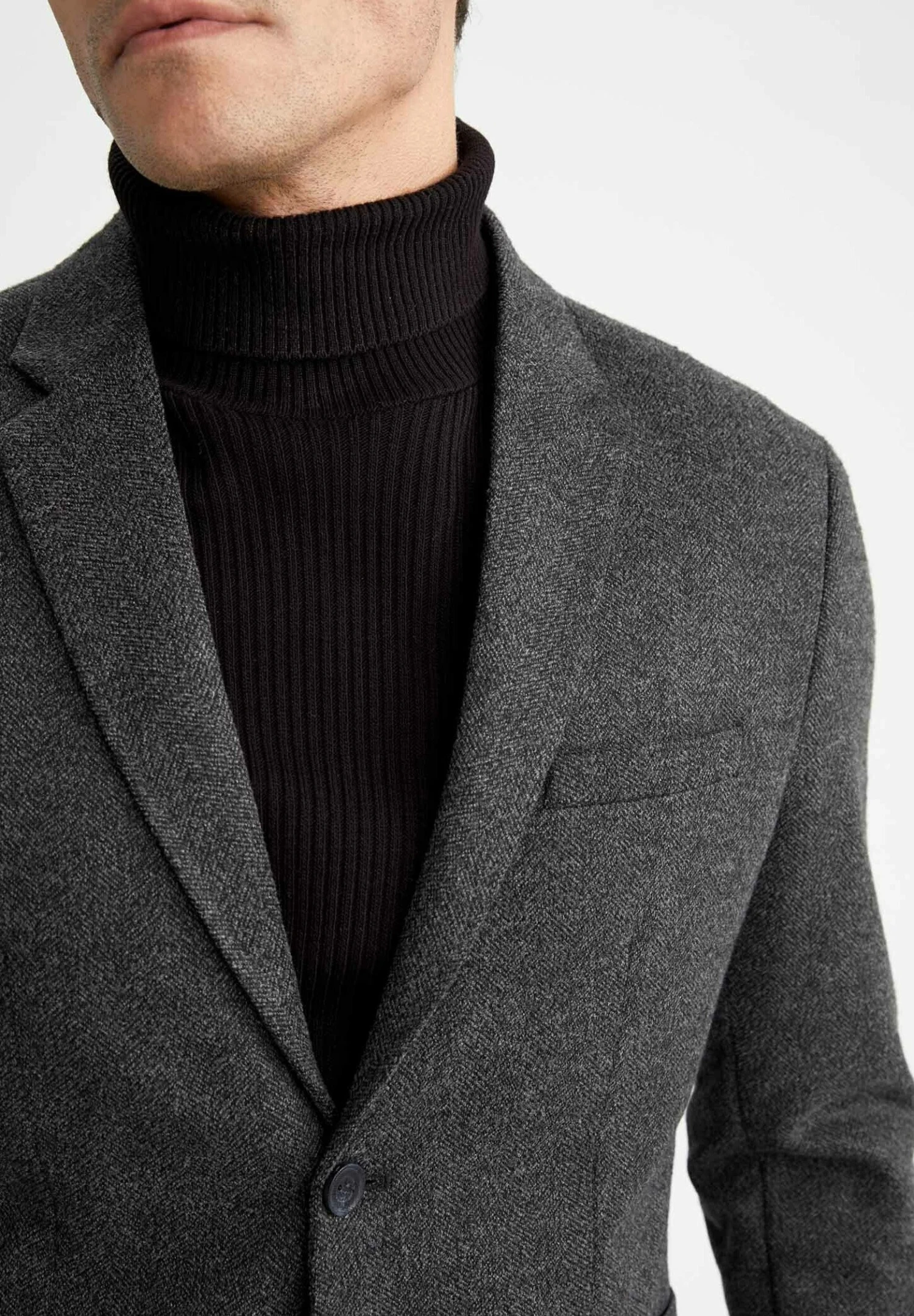 DeFacto Blazer - Anthracite 7 DeFacto Blazer - Anthracite - Afbeelding 5