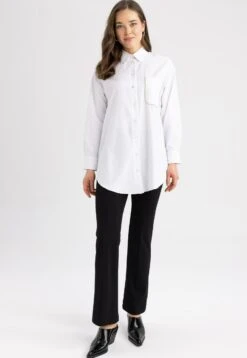 DeFacto Regular Fit - Overhemdblouse - White -DeFacto 941fcc60aa344b21ba394d319ec4c76b