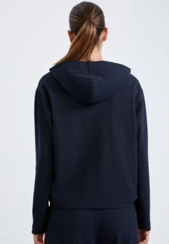 DeFacto Standart Fit - Hoodie - Navy -DeFacto 94c933f333784935af5e261174d394f8