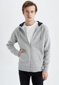 DeFacto Regular Fit - Sweater Met Rits - Grey 9 DeFacto Regular Fit - Sweater Met Rits - Grey -DeFacto 9624de4a7387428e92294834dce0b7bf