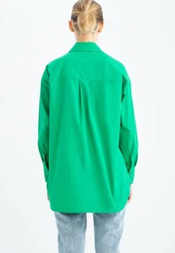 DeFacto Relax Fit- Overhemdblouse - Green -DeFacto 96ec6a6516ba4aed973618e0c1e74cff