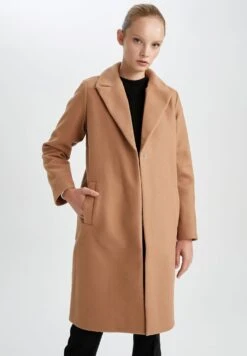 DeFacto Relax Fit- Mantel - Brown 7 DeFacto Relax Fit- Mantel - Brown -DeFacto 97c6e4f701534b048357c6b50efc995f