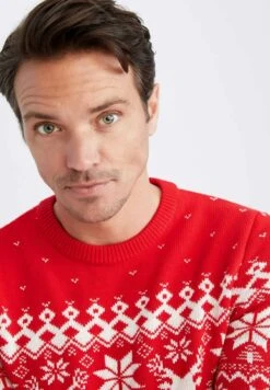 DeFacto Regular Fit - Trui - Red 9 DeFacto Regular Fit - Trui - Red -DeFacto 97ea2a84c12e4e759e4961d7ed9e0e74