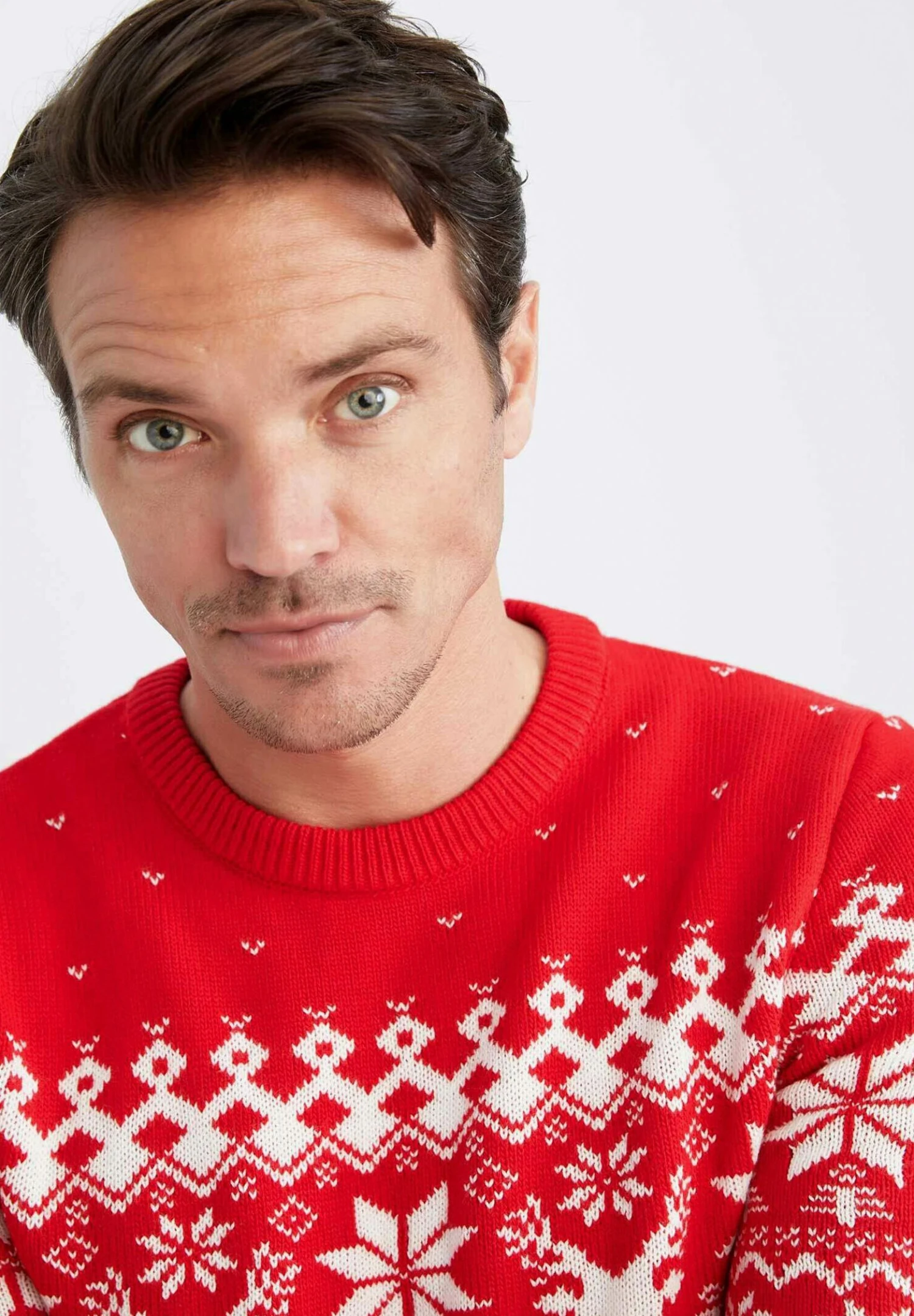 DeFacto Regular Fit - Trui - Red 6 DeFacto Regular Fit - Trui - Red - Afbeelding 4