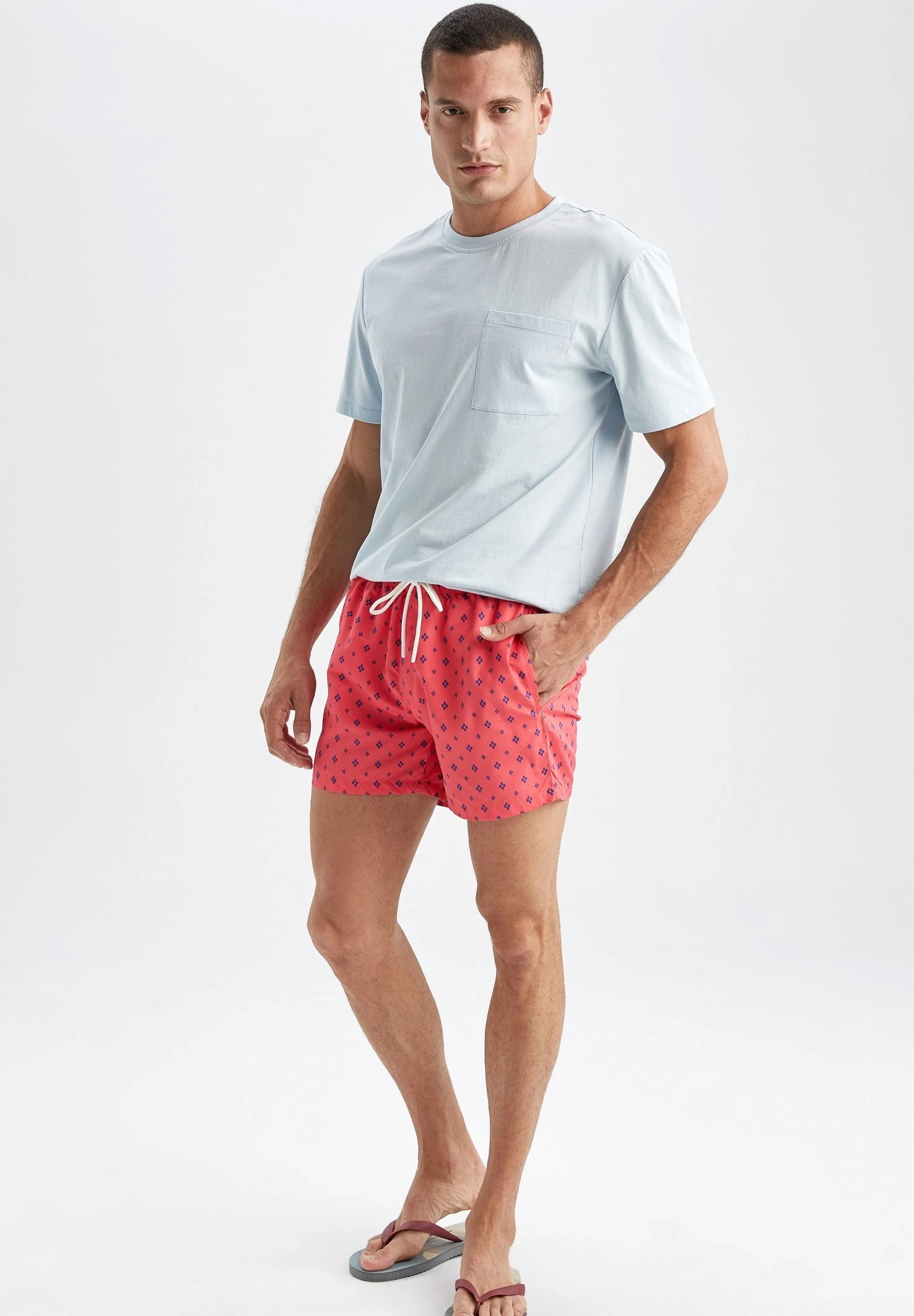 DeFacto Luke Beach - Zwemshorts - Pink 4 DeFacto Luke Beach - Zwemshorts - Pink - Afbeelding 2