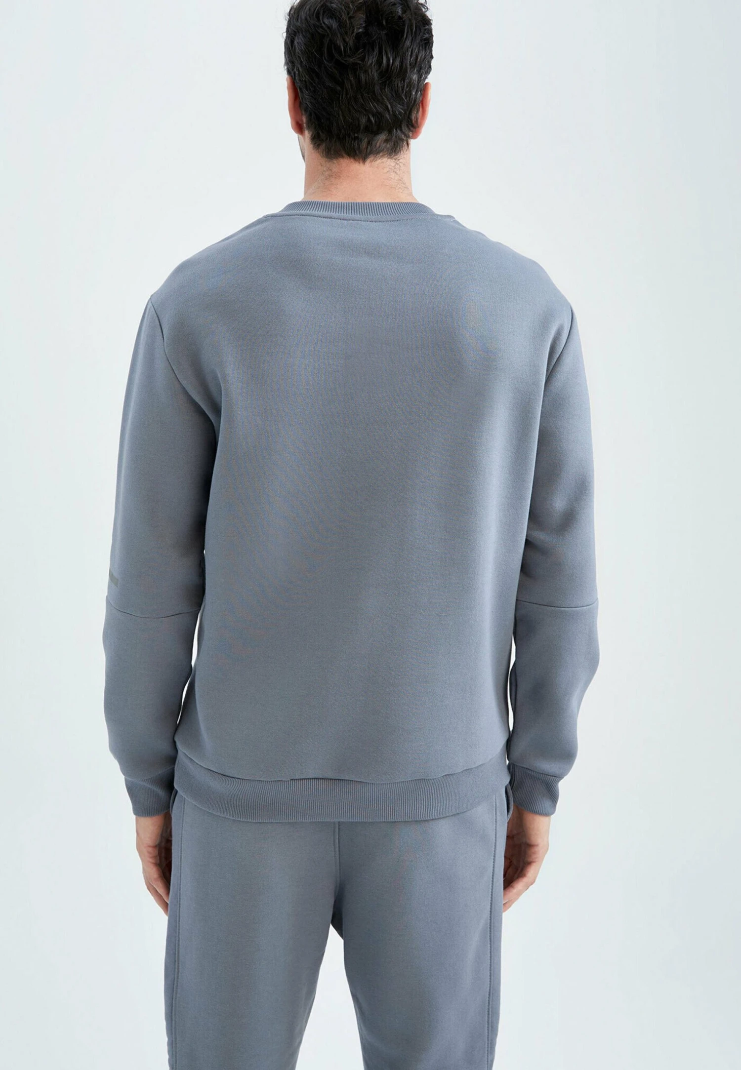 DeFacto Standart Fit - Sweater - Grey 5 DeFacto Standart Fit - Sweater - Grey - Afbeelding 3