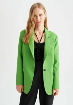 DeFacto Halflange Jas - Green