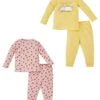 DeFacto 2Pack Regular Fit - Pyjama - Pink -DeFacto 99e86df7d7c24688b3a9ab2e5aa29f64