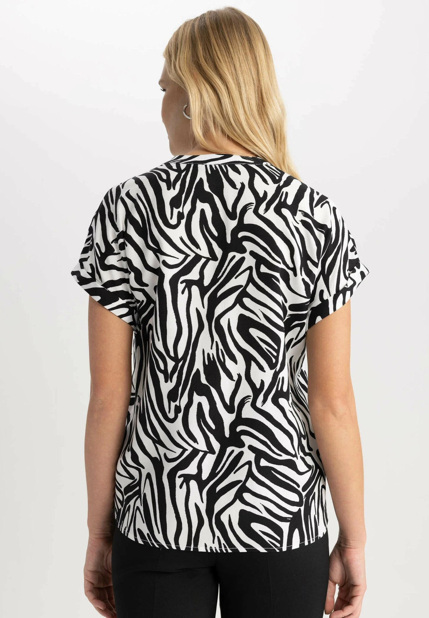 DeFacto Regular Fit - Blouse - Ecru 5 DeFacto Regular Fit - Blouse - Ecru - Afbeelding 3