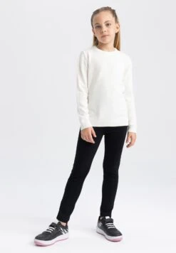 DeFacto Regular Fit - Trui - Ecru