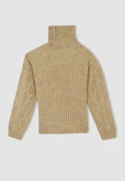 DeFacto Regular Fit - Trui - Beige -DeFacto 9a6c05f1159c4d448d1b134a670034f4