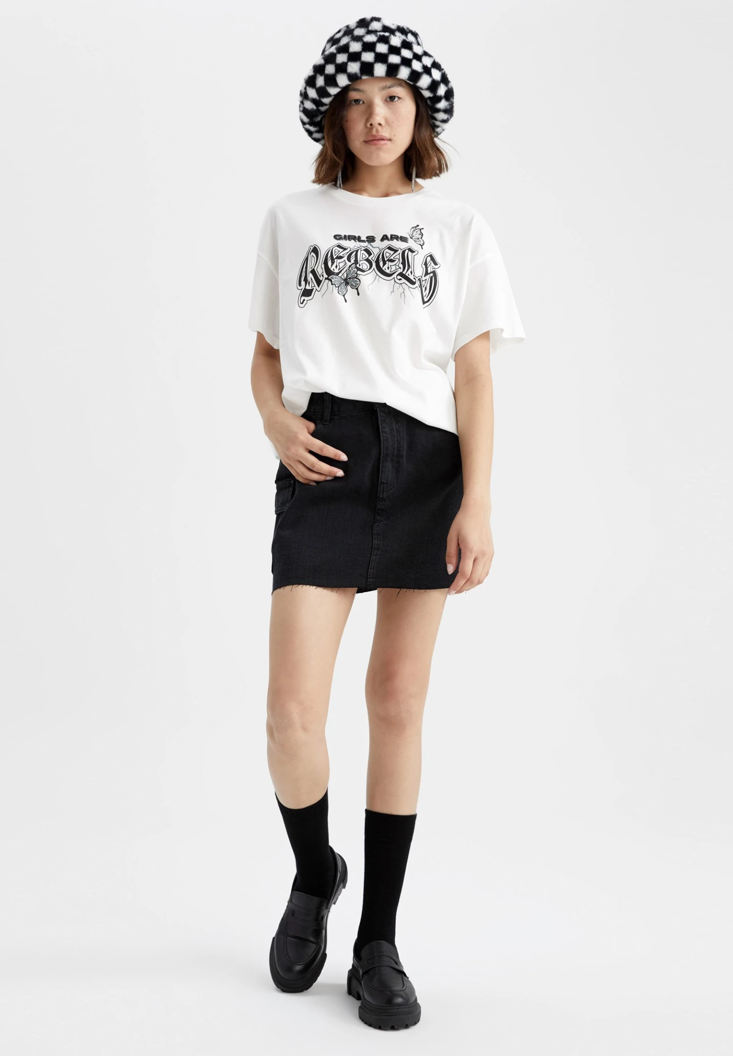 DeFacto Fashion Fit- Minirok - Black 4 DeFacto Fashion Fit- Minirok - Black - Afbeelding 2