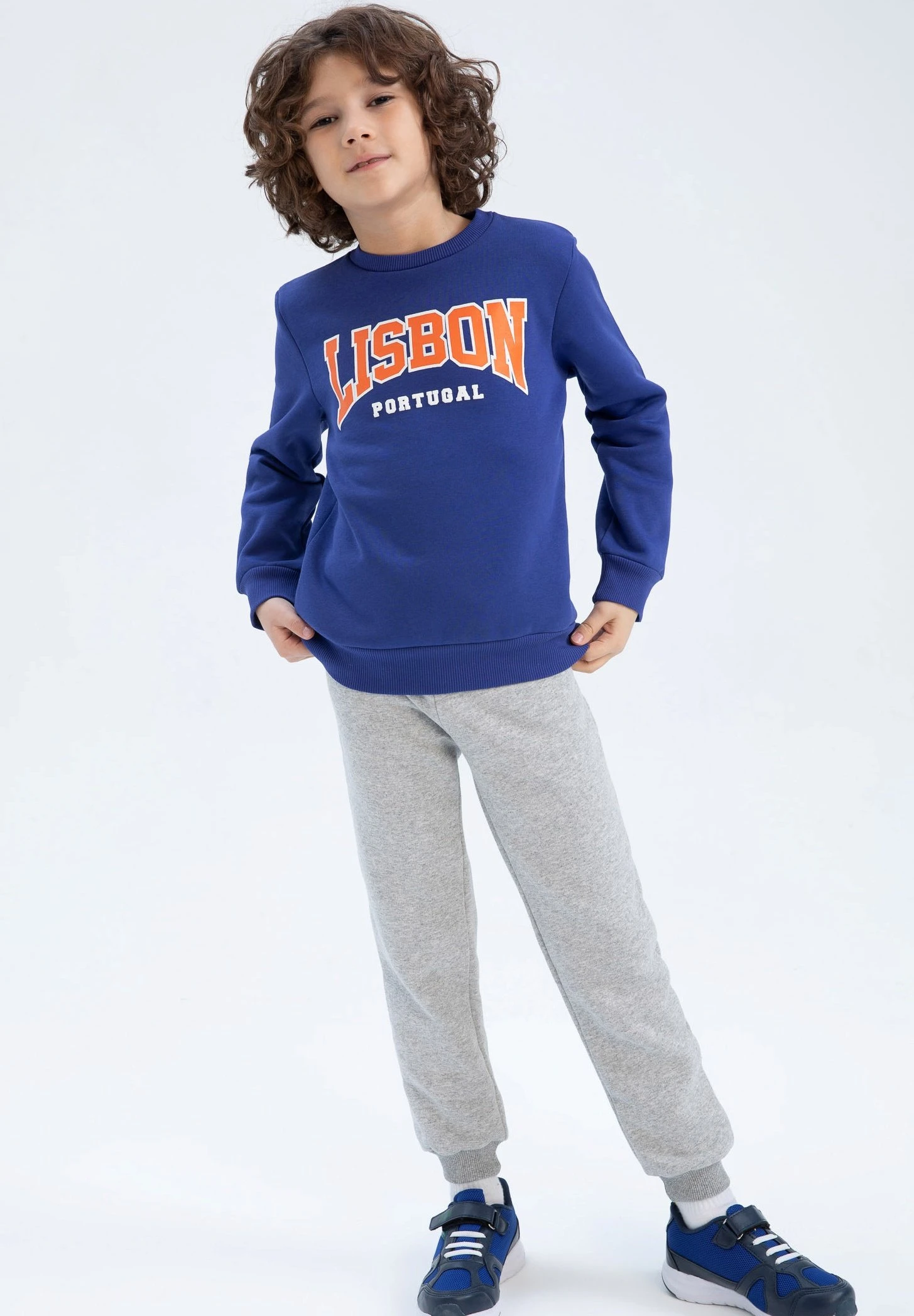 DeFacto Regular Fit- Sweater - Blue 3 DeFacto Regular Fit- Sweater - Blue