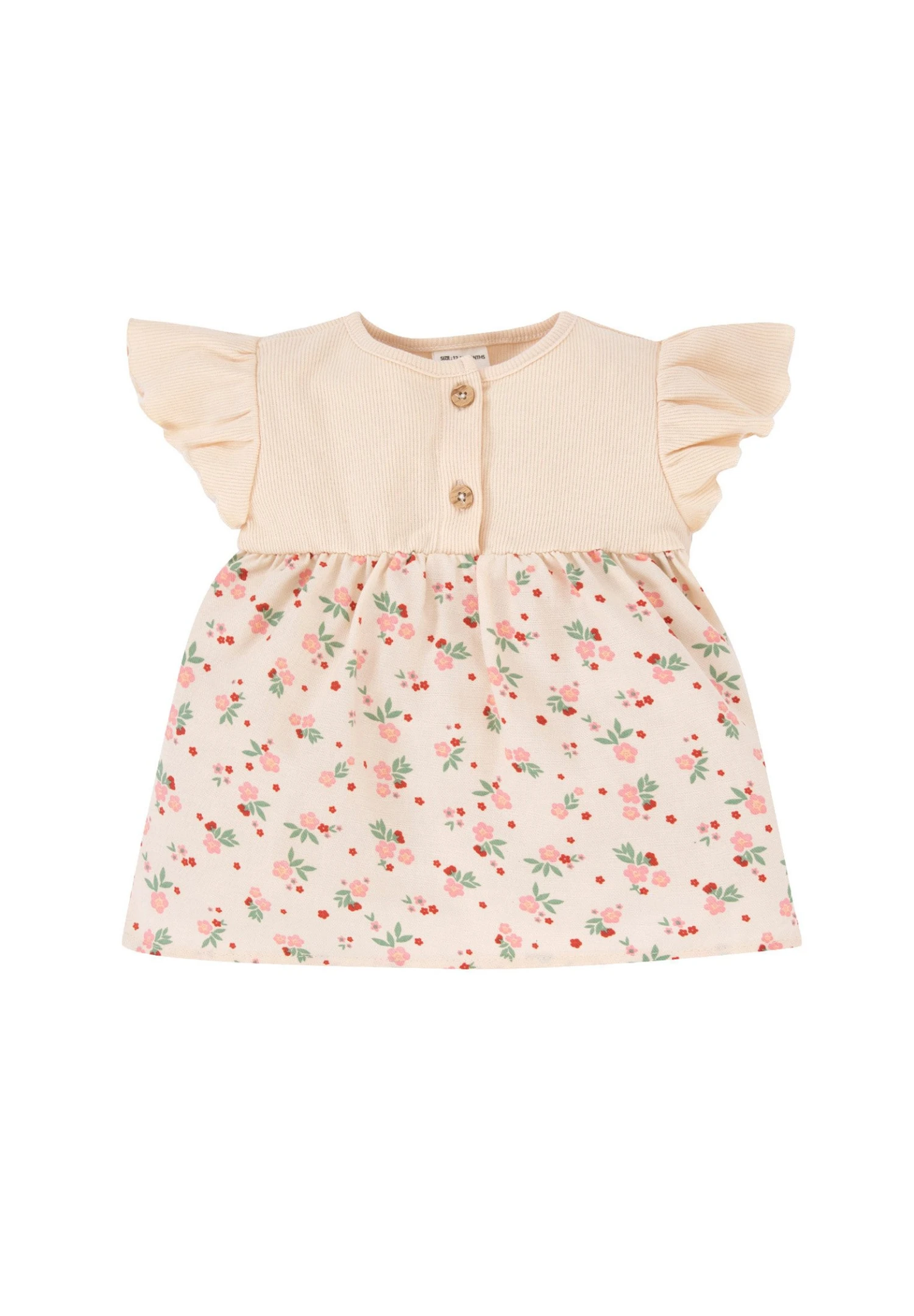 DeFacto Regular Fit- Gebreide Jurk - Ecru 3 DeFacto Regular Fit- Gebreide Jurk - Ecru