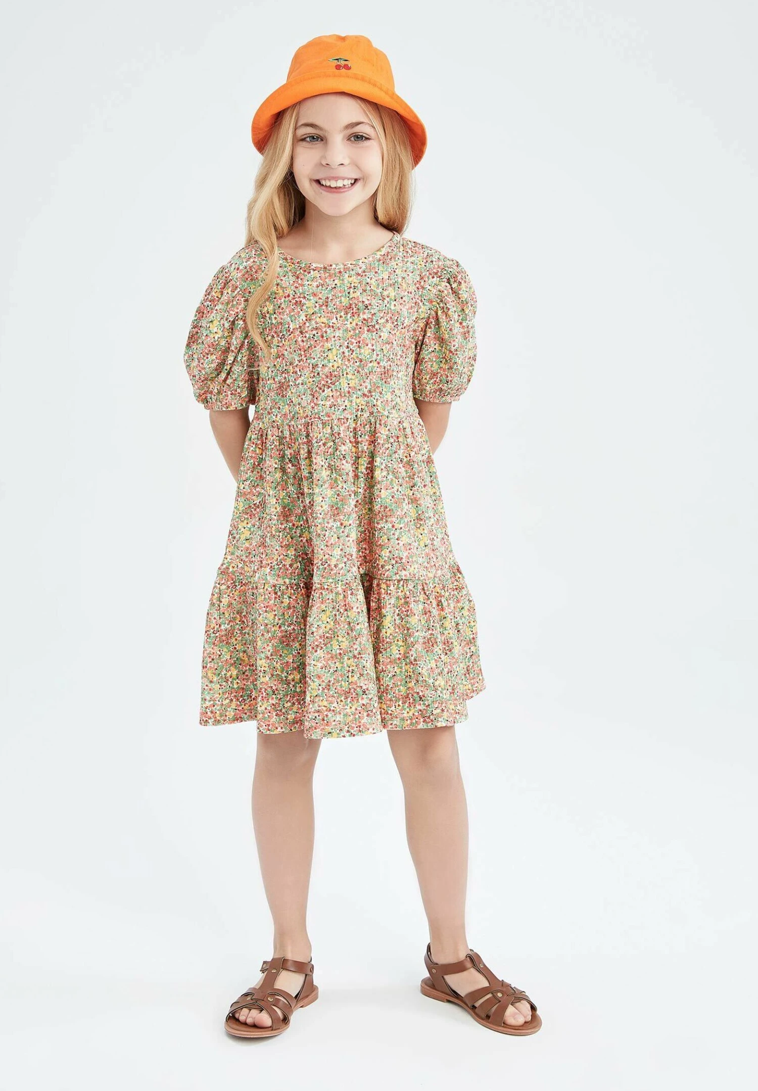 DeFacto Regular Fit- Jurk - Green 5 DeFacto Regular Fit- Jurk - Green - Afbeelding 3