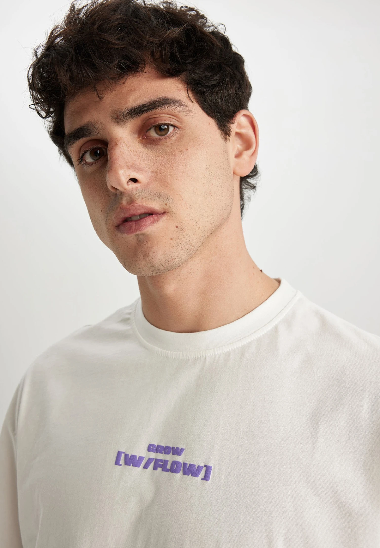 DeFacto Comfort Fit - T-Shirt Print - Ecru 6 DeFacto Comfort Fit - T-Shirt Print - Ecru - Afbeelding 4