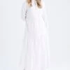 DeFacto Regular Fit- Maxi-Jurk - White -DeFacto 9c7013360737481d8e41941cd9d99f14