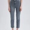 DeFacto Vintage Straight - Slim Fit Jeans - Grey -DeFacto 9cc1d47d689d4038842768873a7e752f