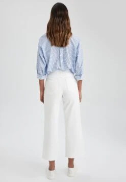 DeFacto Culotte - Straight Leg Jeans - White 8 DeFacto Culotte - Straight Leg Jeans - White -DeFacto 9d18b9796c26474b9f28f2f1fe09263e