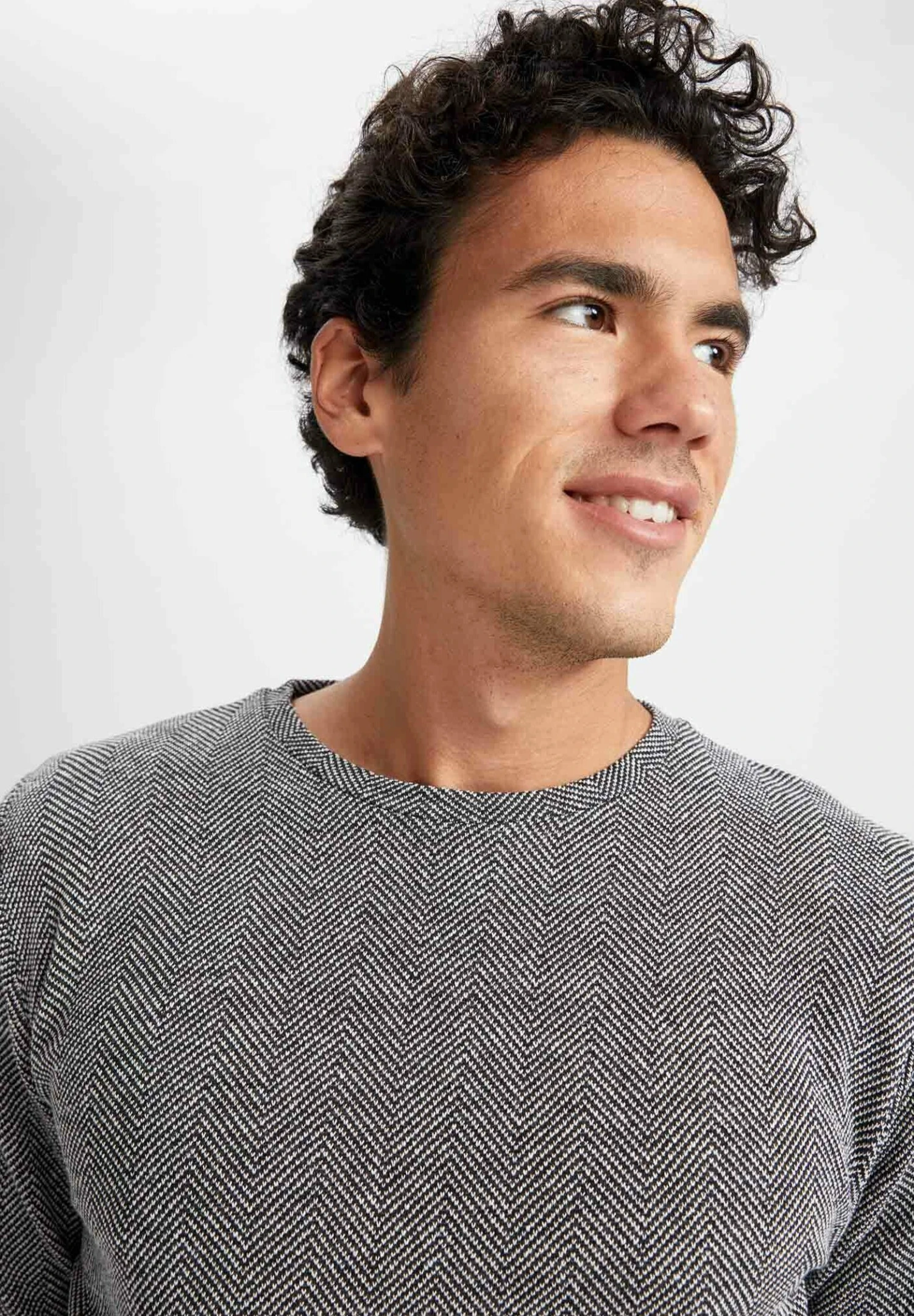 DeFacto Regular Fit- Sweater - Anthracite 6 DeFacto Regular Fit- Sweater - Anthracite - Afbeelding 4