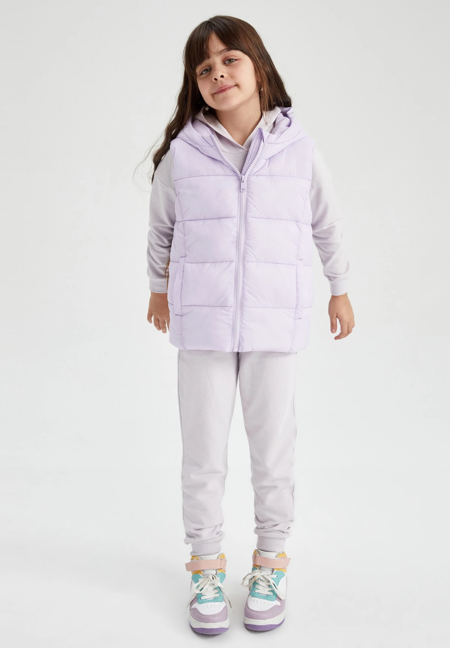 DeFacto Regular Fit- Bodywarmer - Purple 3 DeFacto Regular Fit- Bodywarmer - Purple