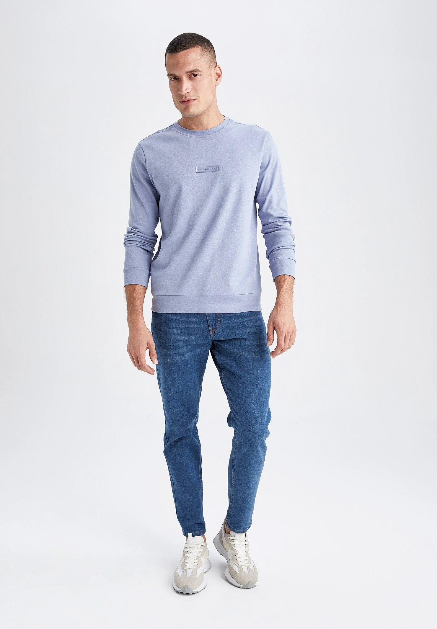 DeFacto Sweater - Blue 4 DeFacto Sweater - Blue - Afbeelding 2
