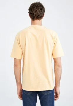 DeFacto T-Shirt Basic - Orange -DeFacto 9f9e0bb72c1a4009af526b4c07d287b1