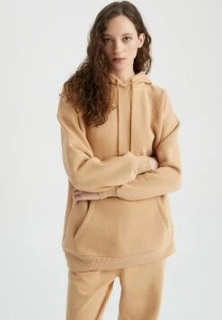 DeFacto Oversize Fit - Hoodie - Beige