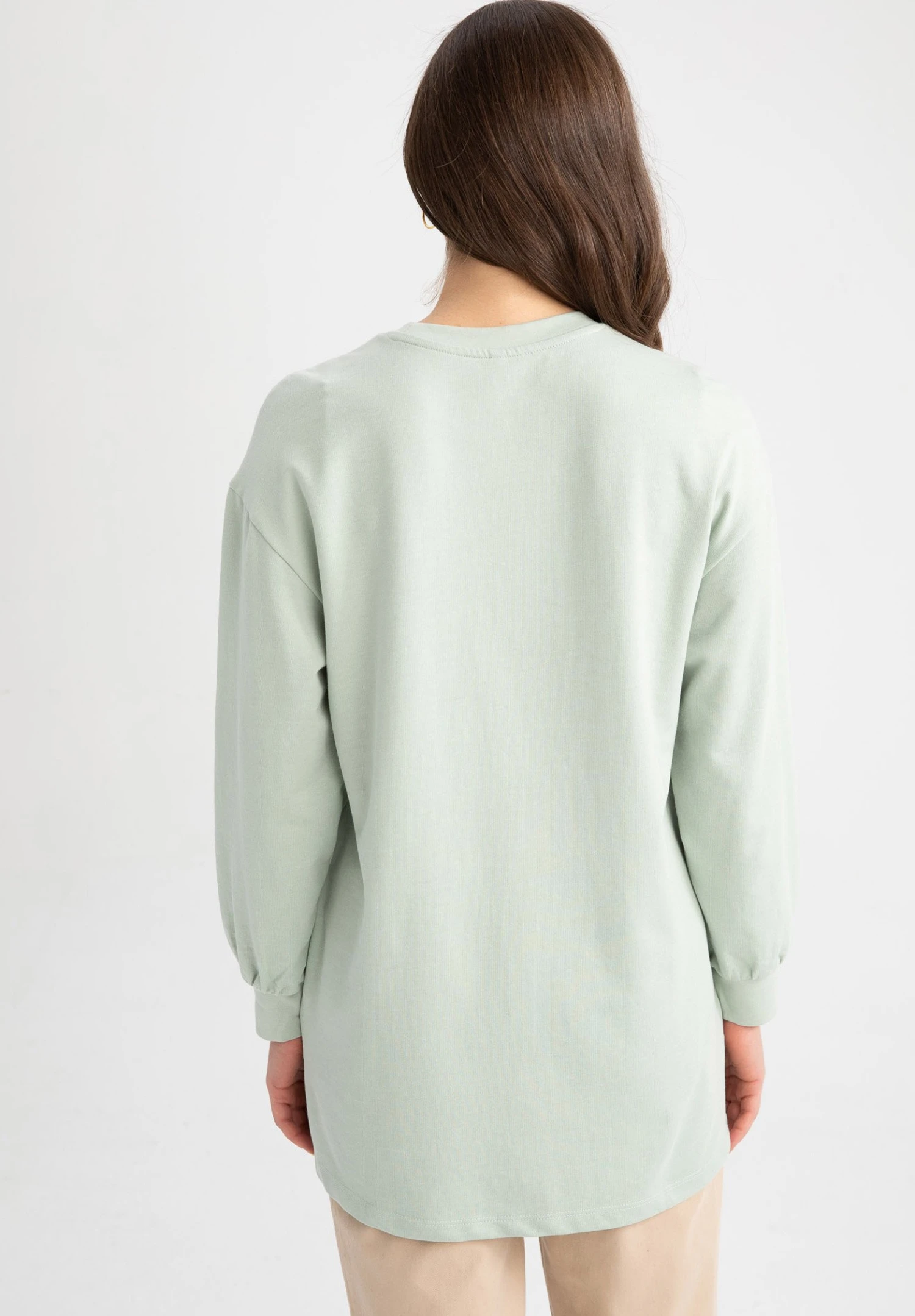 DeFacto Longsleeve - Turquoise 5 DeFacto Longsleeve - Turquoise - Afbeelding 3