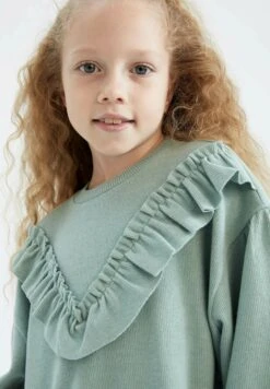 DeFacto Relax Fit- Sweater - Turquoise 9 DeFacto Relax Fit- Sweater - Turquoise -DeFacto 9ff67bc29c804a1090fefbf07a6c7e3c