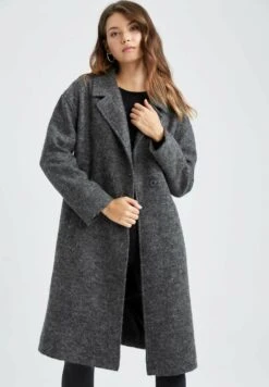 DeFacto Relax Fit - Mantel - Grey