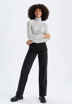 DeFacto Slim Fit - Trui - Grey -DeFacto a0857f74fba748b58bf8fe9bf60abf88