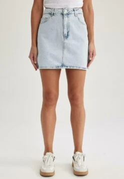 DeFacto Regular Fit - Jeansrok - Blue
