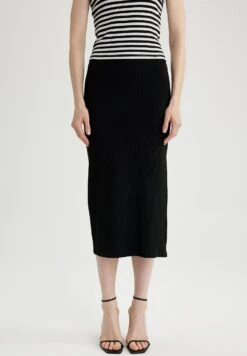 DeFacto Straight - Kokerrok - Black