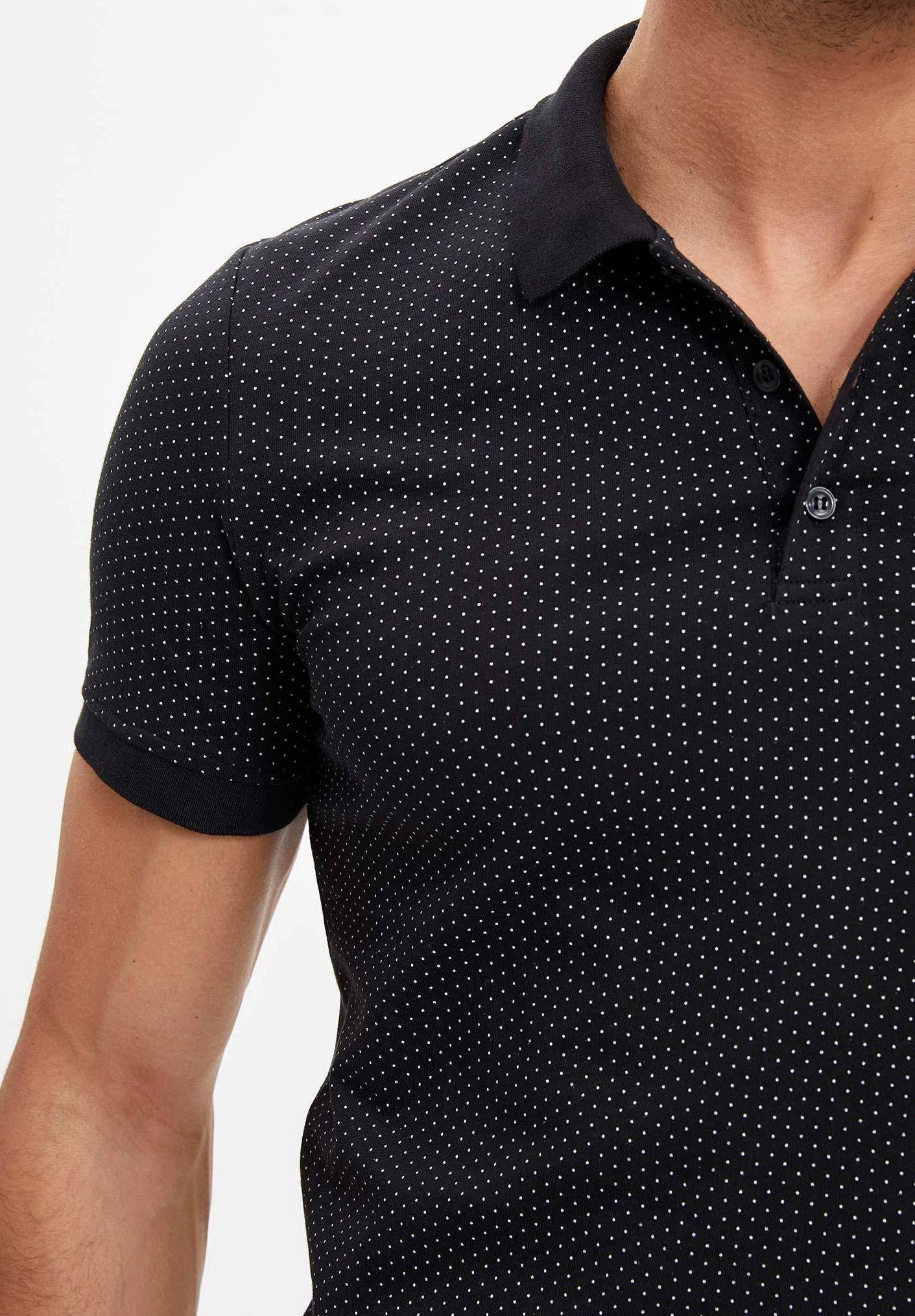 DeFacto Poloshirt - Black 7 DeFacto Poloshirt - Black - Afbeelding 5